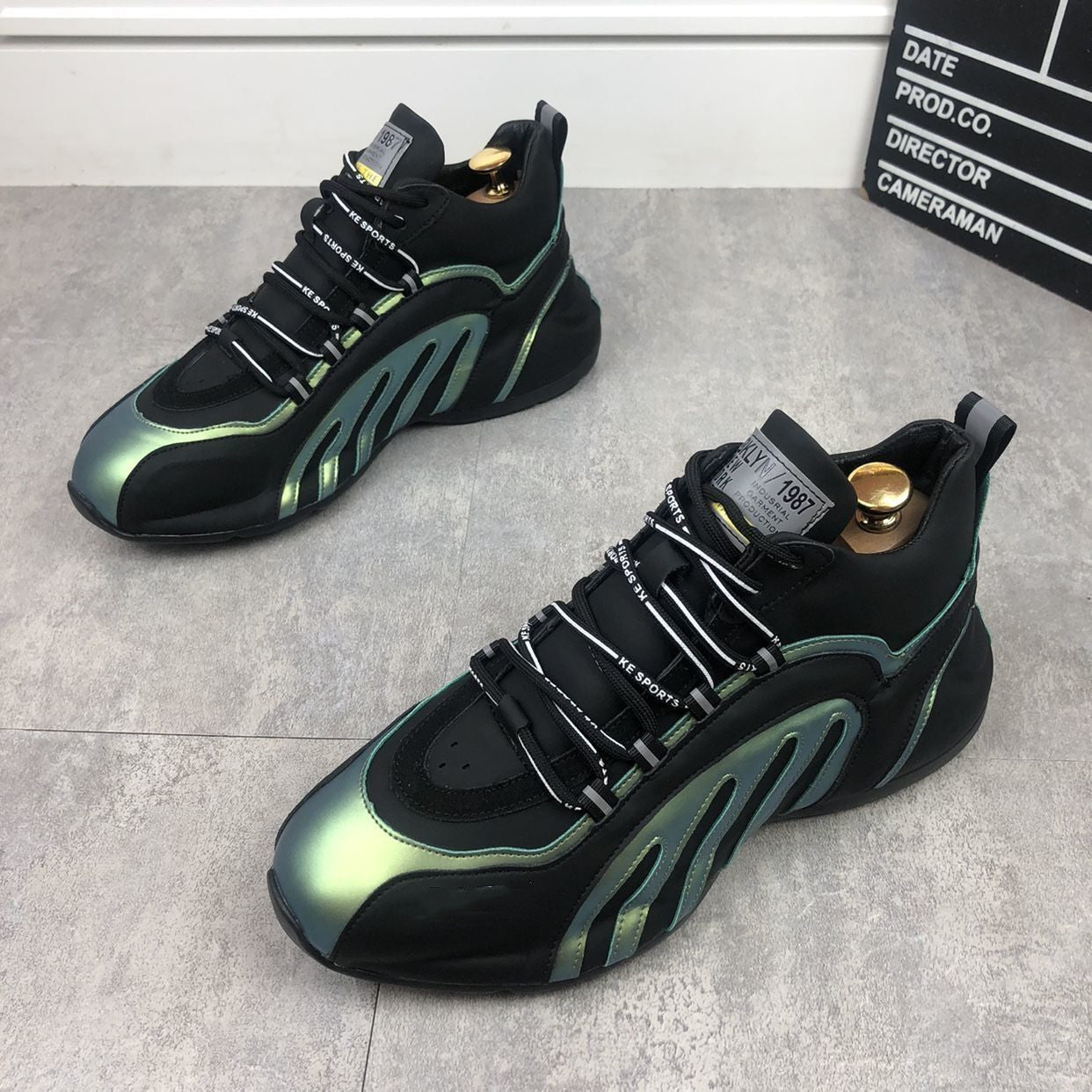 BKLYN Iridescent Panel Shoes