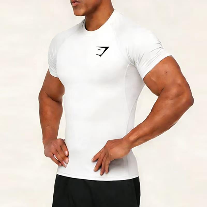 Men's Short-sleeve Quick-drying Breathable Fitness Compression Shirt