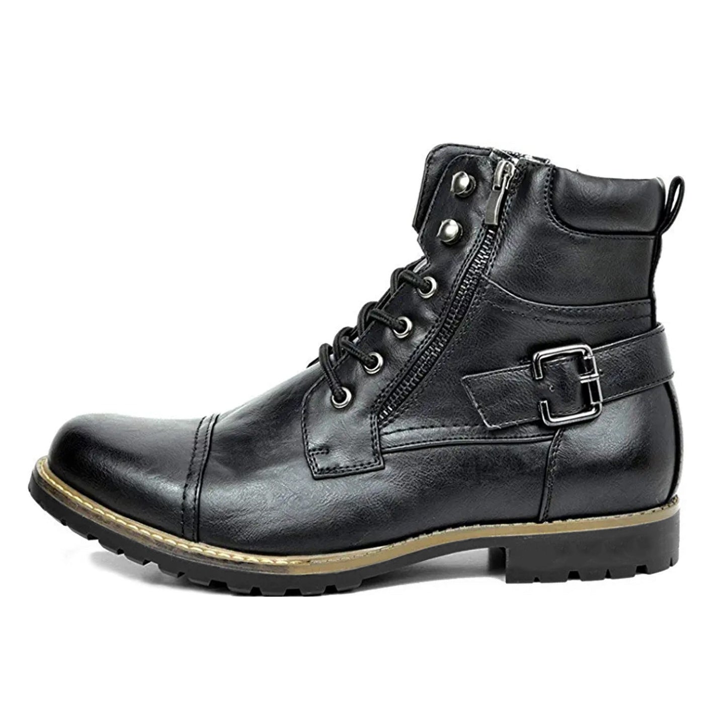 Men's Double Zipper Boots