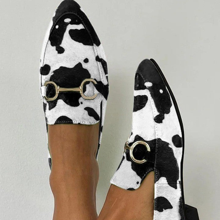 Pointed-Toe Slip-On Flats