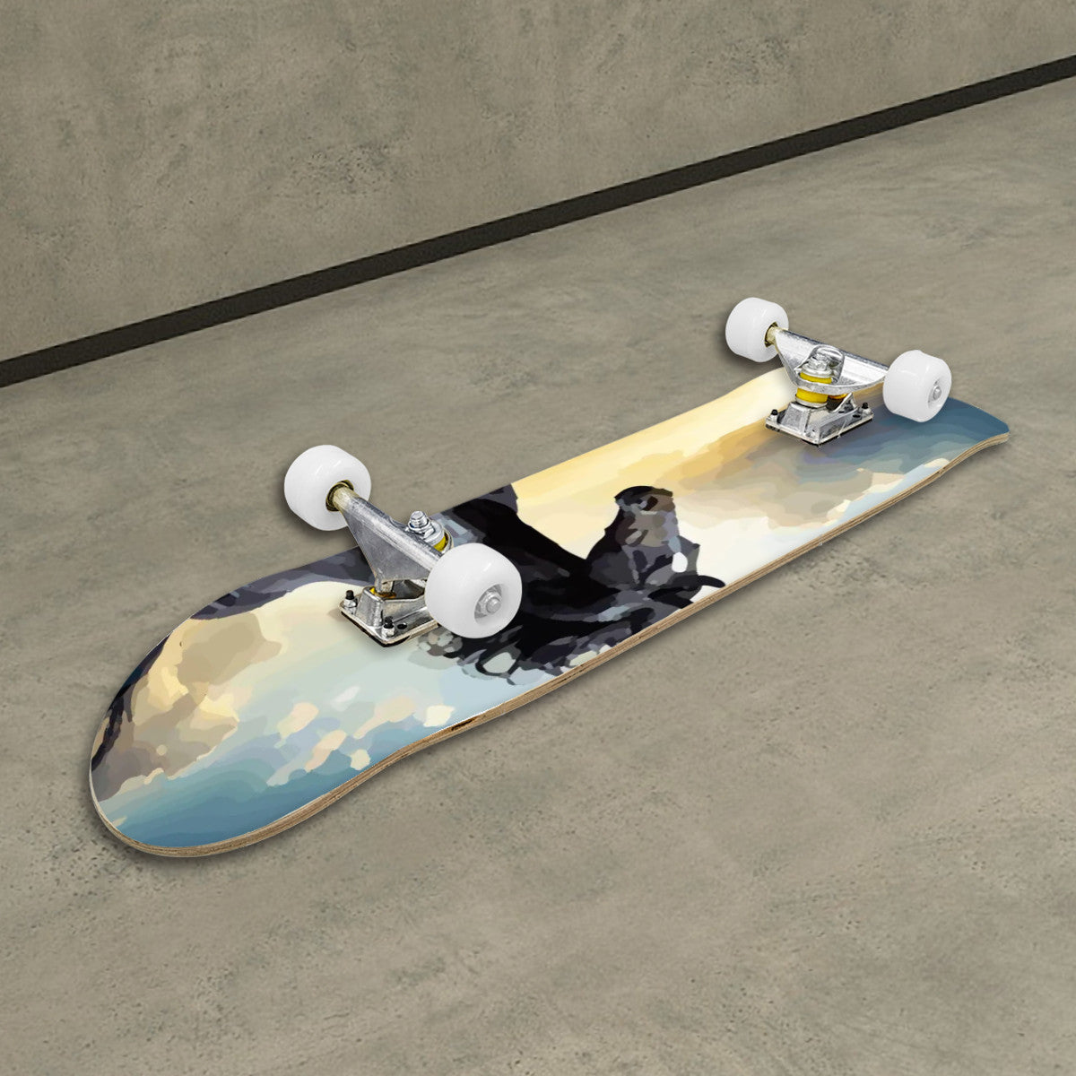 Wild Black Horse Complete Skateboard (Made in USA)
