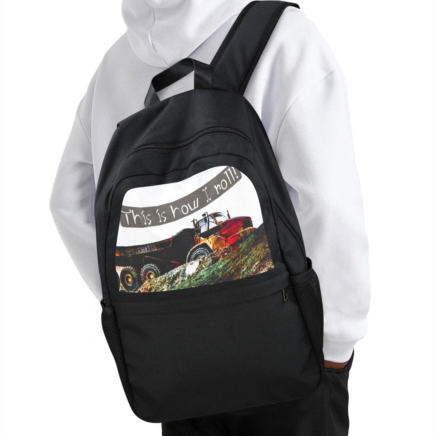 This is How I Roll Casual Backpack | Upper Part Printing
