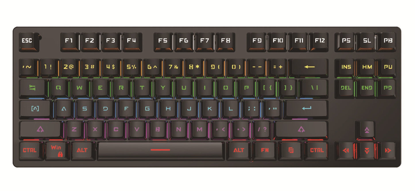 Punk Color Matching Wired Mechanical Keyboard