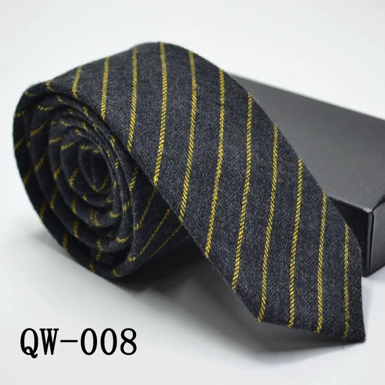 Men's Super Narrow Wool-like Elegant Tie