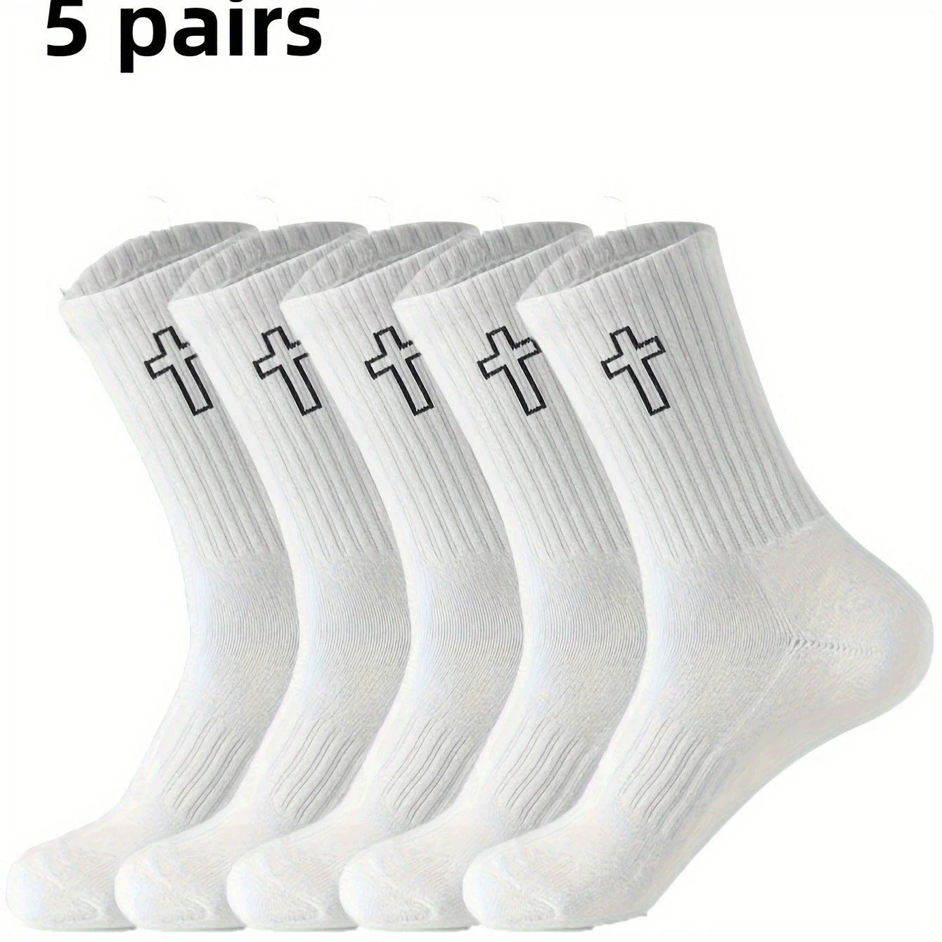 Men's Sweat Absorbing Leisure Mid-calf Socks