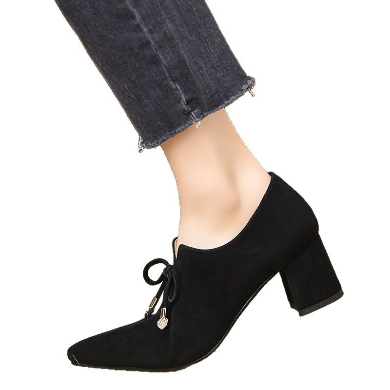 Women's Chunky Heel Flats