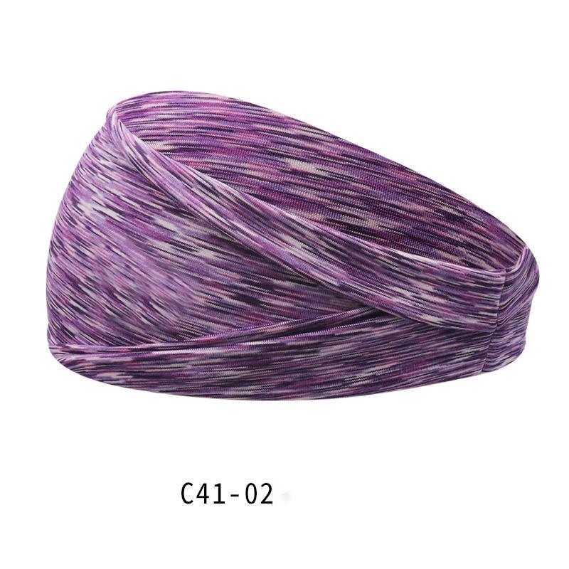 Hairband Sweat-absorbent Solid Color Fashion Yoga