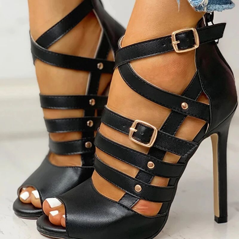 Women's Fish Mouth Stiletto Heels