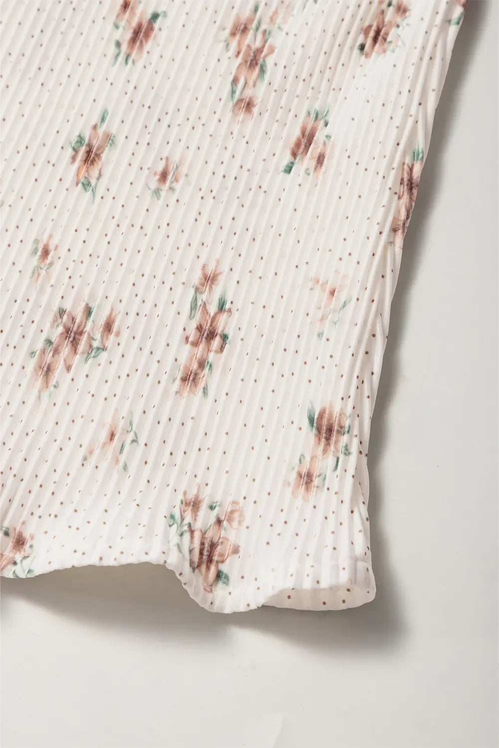 Floral Bow Back Scoop Neck Cami