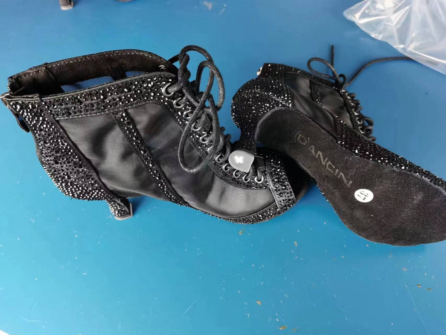 Women's Rhinestone Latin Dance Heels
