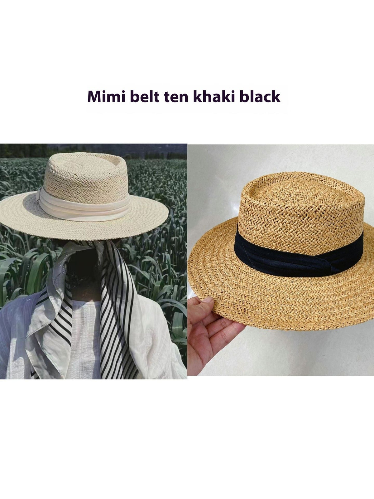 Fashion Sun Protection Hat Beach Weaving Sun Hat