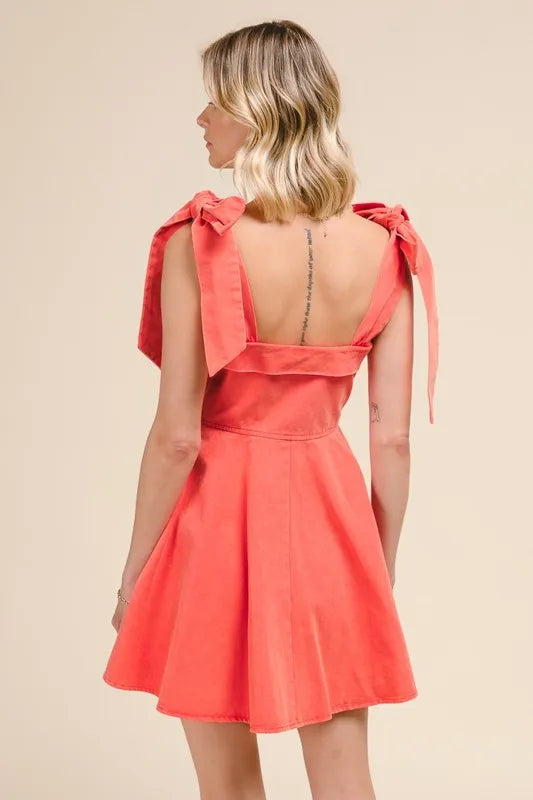 Vestido SO ME con vuelo lavado para día de partido
