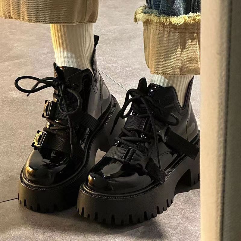 New Spring Autumn Platform Dr Boots