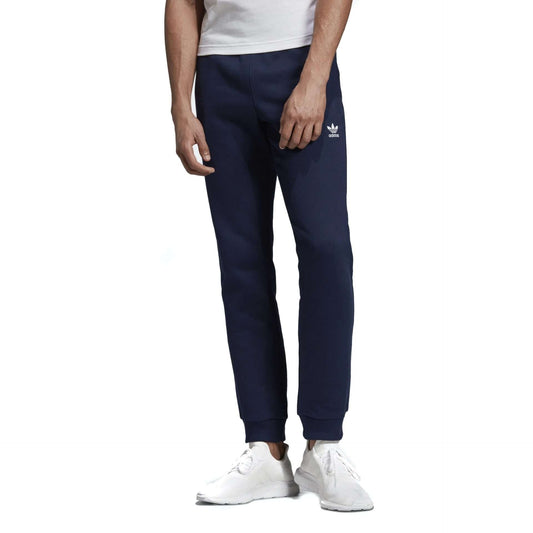 adidas Originals Pantalón Essentials Trefoil para hombre - AZUL MARINO UNIVERSITARIO