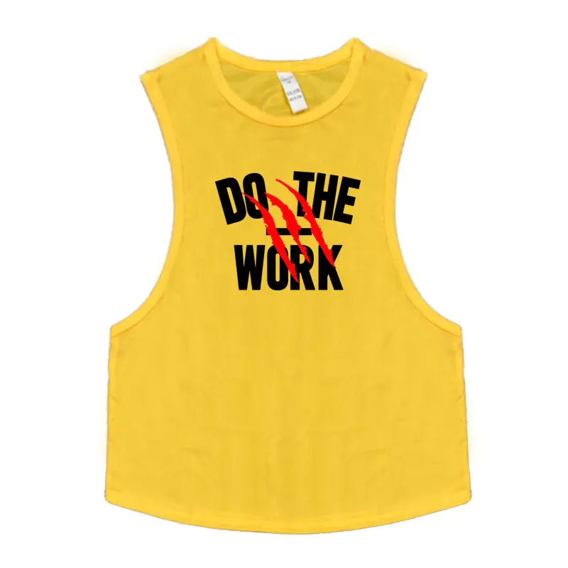 Breathable Cotton Men's Vest for Gym Training