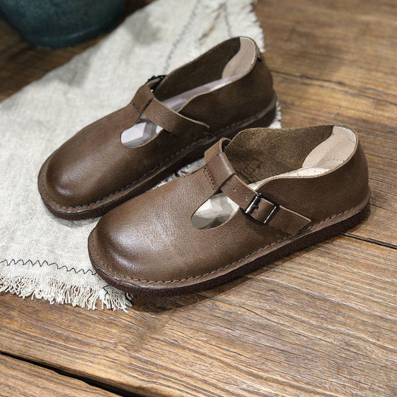 Women's Artistic Crafts Leather Flats