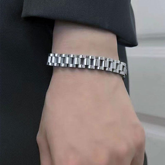 Men's Stainless Steel Watch Band Bracelet