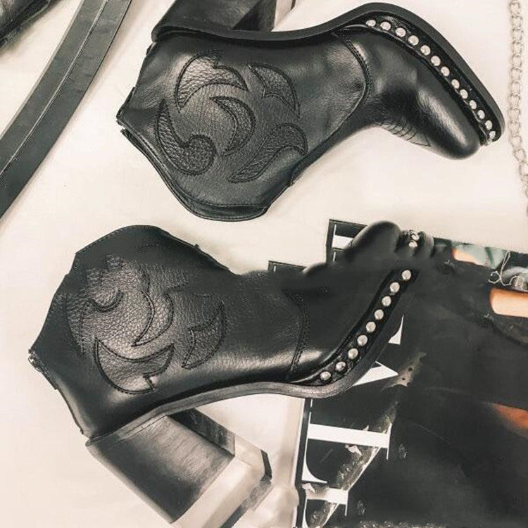Women's Block Heel Boots