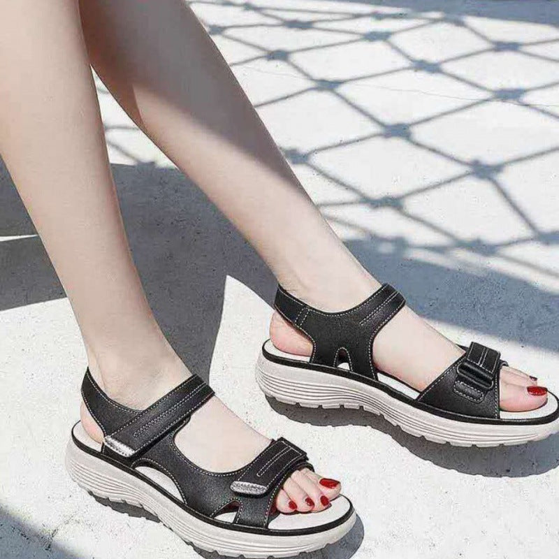 Women's Platform Velcro Sandals