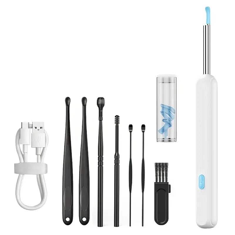 Ear Wax Removal Kit with Camera, Light and 6 Ear Spoons