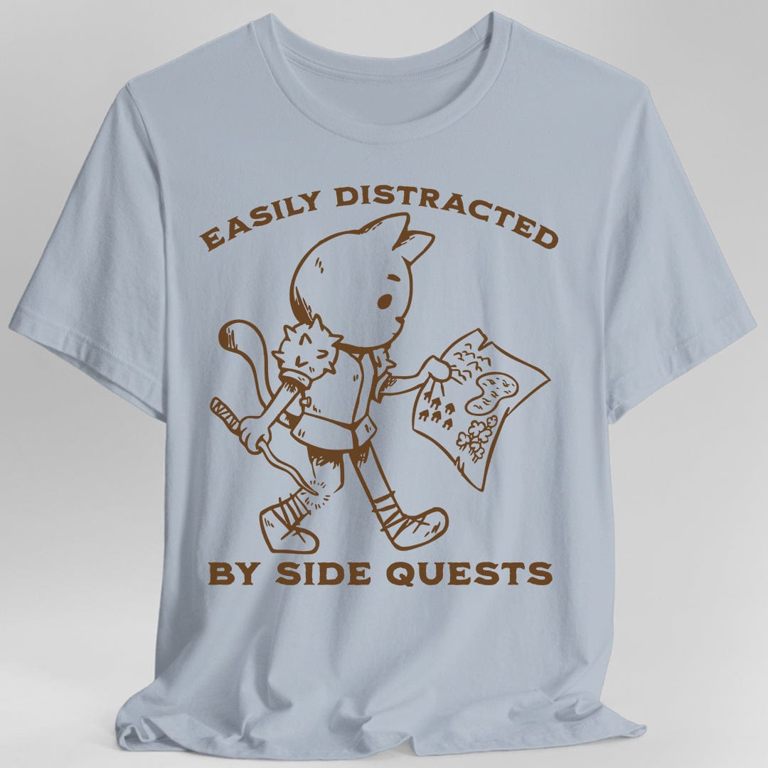 Camiseta "Me distraigo fácilmente con las misiones secundarias"