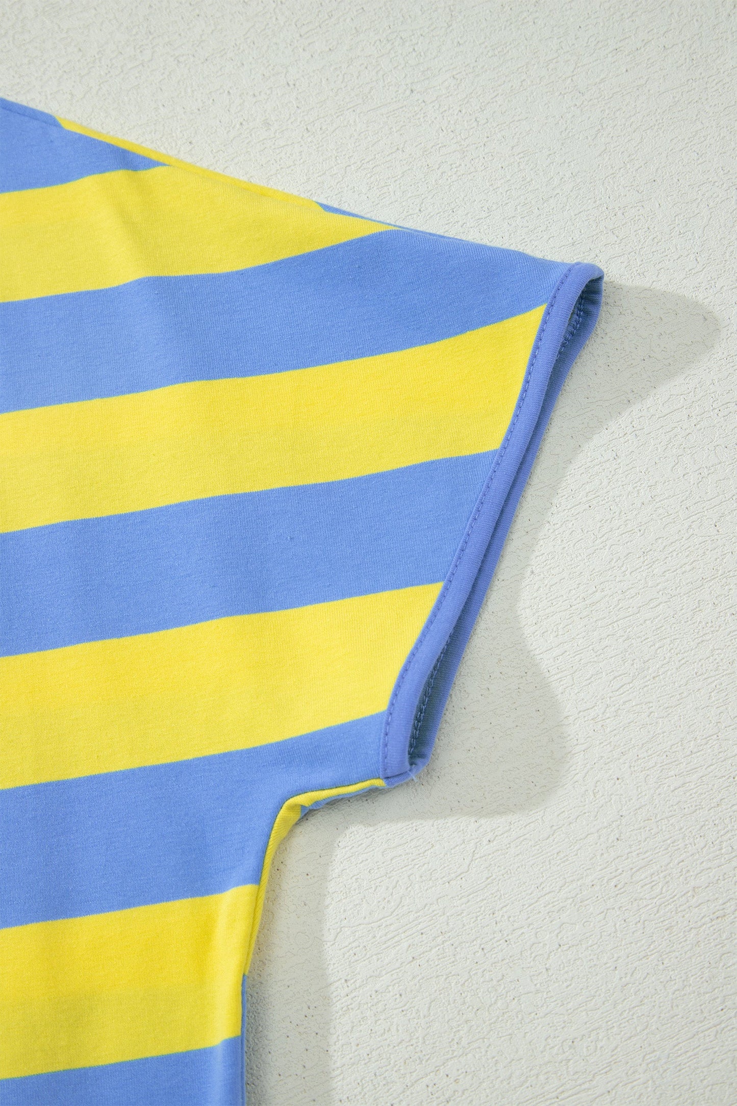Yellow Stripe Dolman Tee Drawstring Skort Athletic 2pcs Set