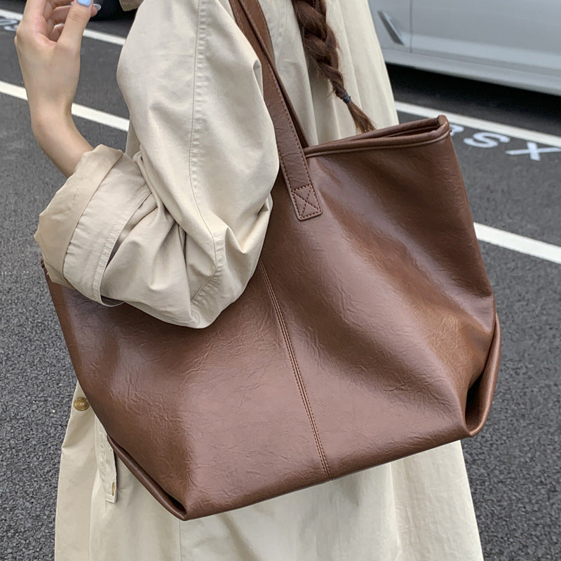 Large-Capacity Tote Handbag
