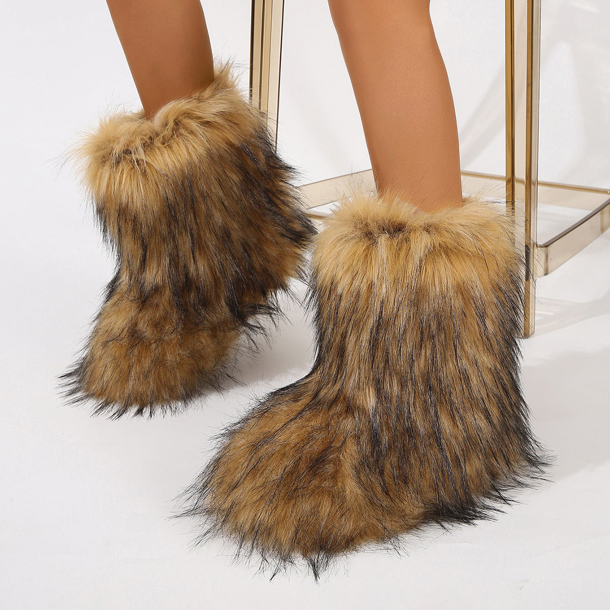 Stylish Personalized Winter Boots For Women - Adorable Spicy Girl Mid-Length Snow Boots, Cozy And Warm See size chart under “more details”