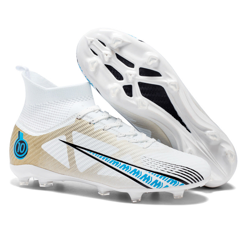 Men's High-Top AG Spike Soccer Shoes