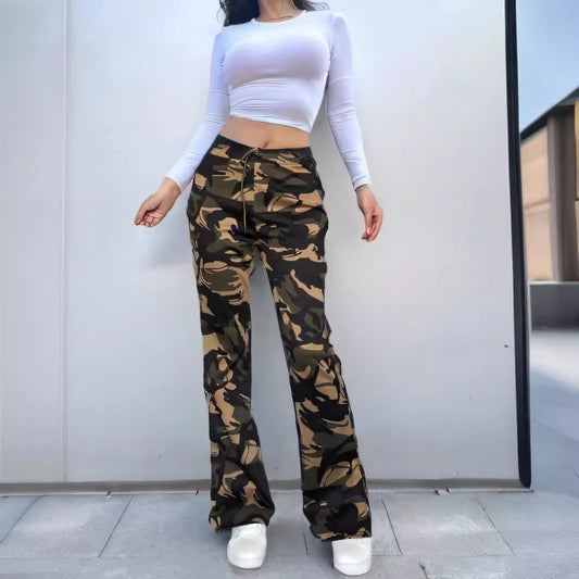 Pantalones Casuales de Mujer Tendencia Urbana con Abertura