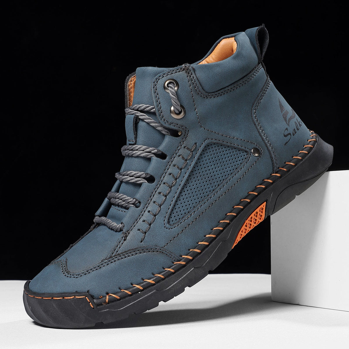 Handmade Lace-Up Ankle Boots