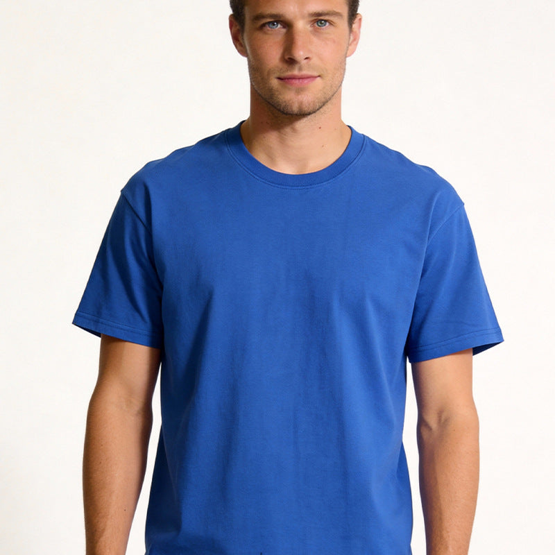 Cotton T-shirt ColorfulUnisexSolid Color