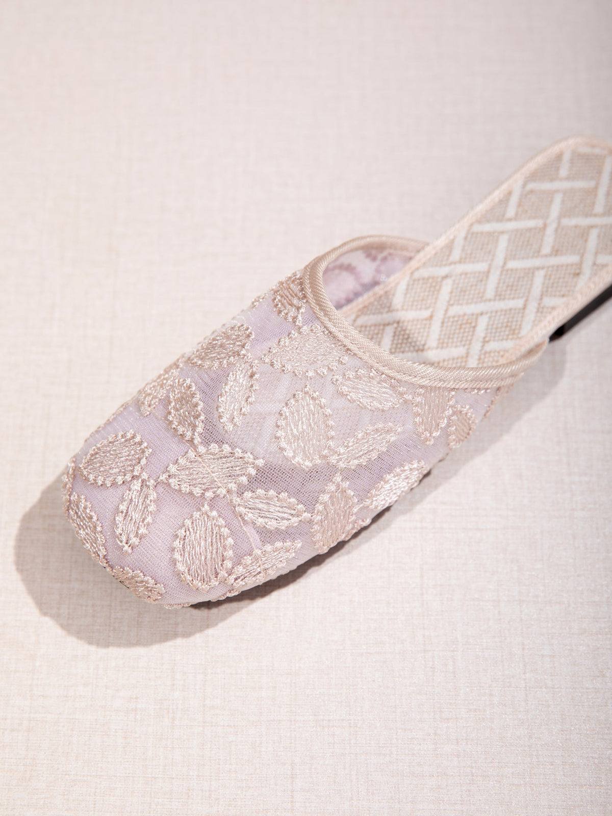 2026 New Women S Closed-Toe Mesh Mule Shoes - Summer Linen Woven Breathable Cloth Flats, Slip-On Lazy Shoes For Outdoor Wear