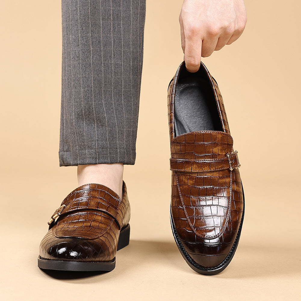 Men's Casual Plus-Size Leather Shoes