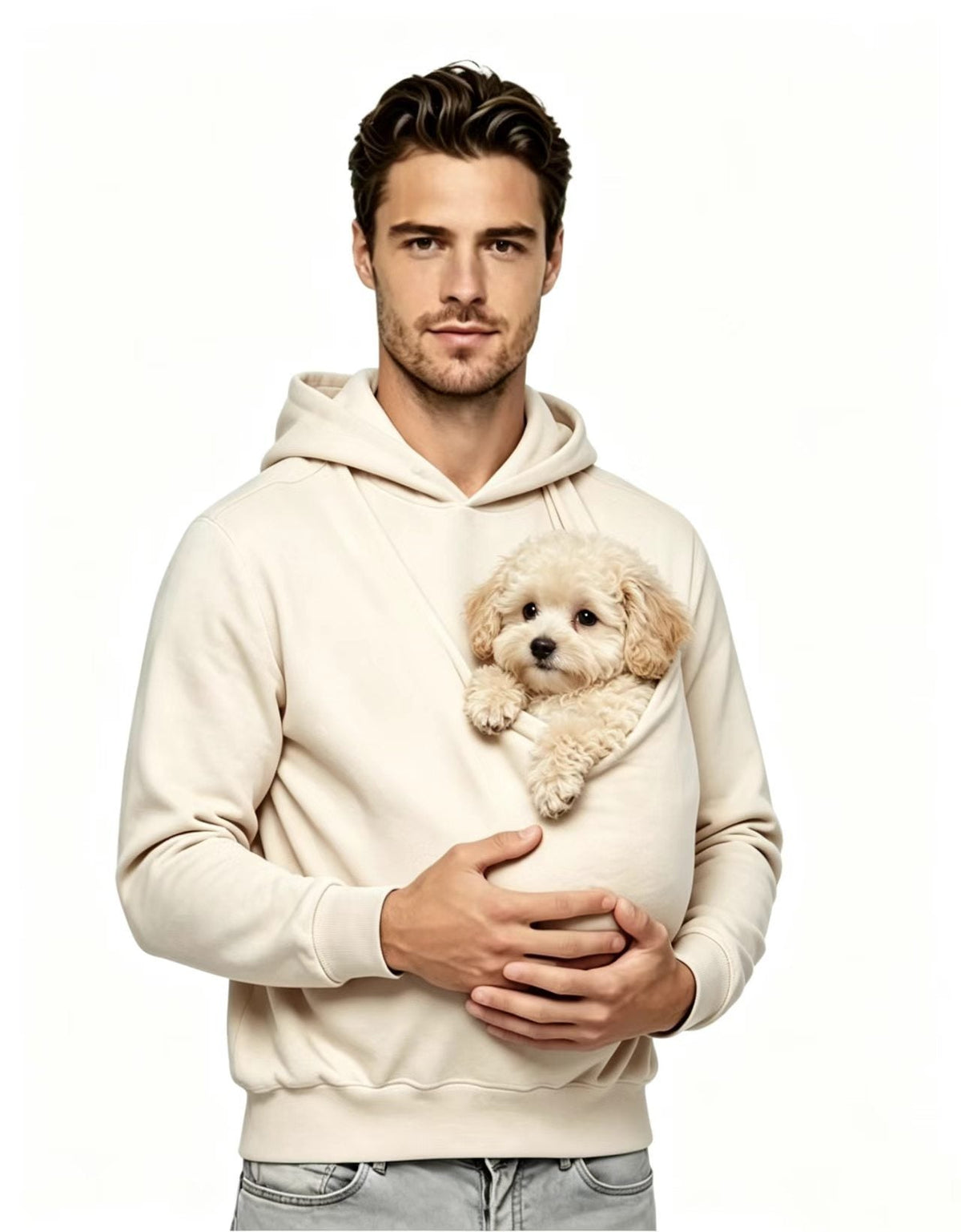 Unisex Hoodie Pet-friendly One-piece Hooded Sweatshirt