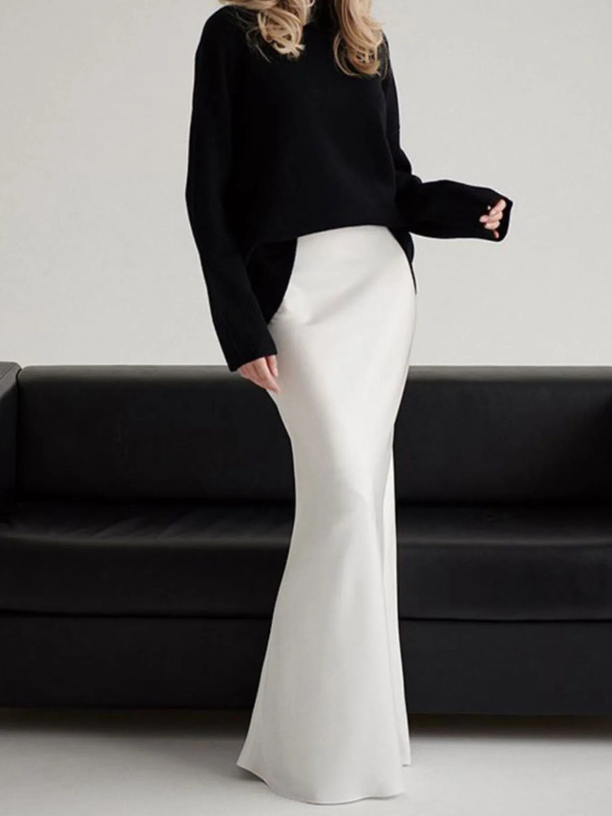 High-Waisted Maxi Skirt