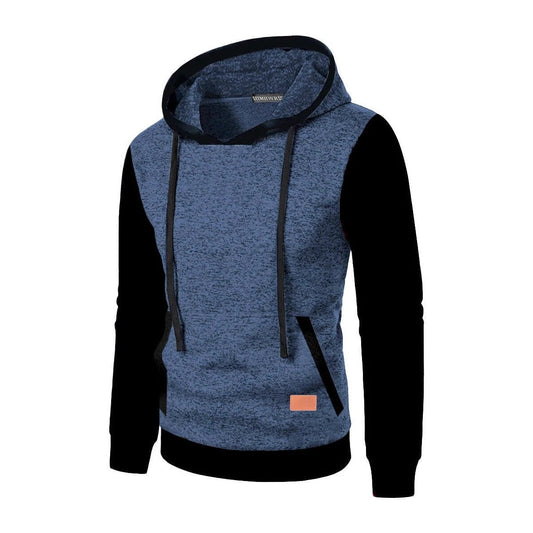 Suéter Jacquard Casual con Capucha para Hombre