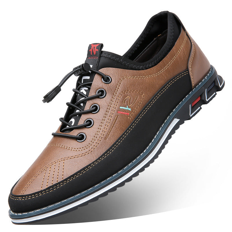Men's Genuine Leather Waterproof Flats