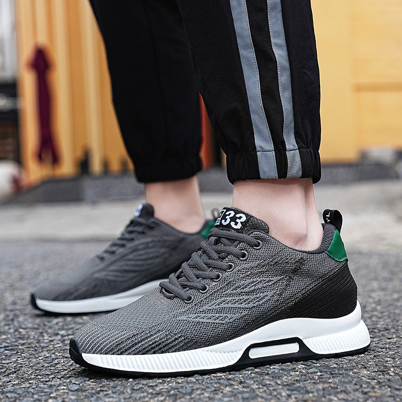 Men's Flyknit Breathable Height Increasing Sneakers