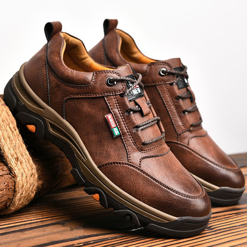 Fashion Leather Tide Shoes Breathable Casual Men