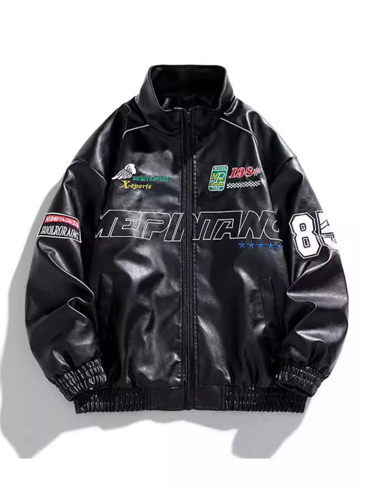 Men's Plus Size Zip Up Long Sleeve Jacket
