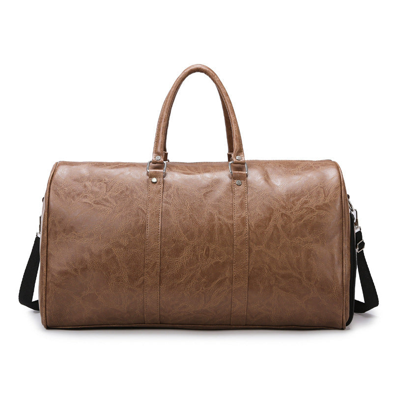 Men's And Women's Cylinder PU Leather Yoga Bag