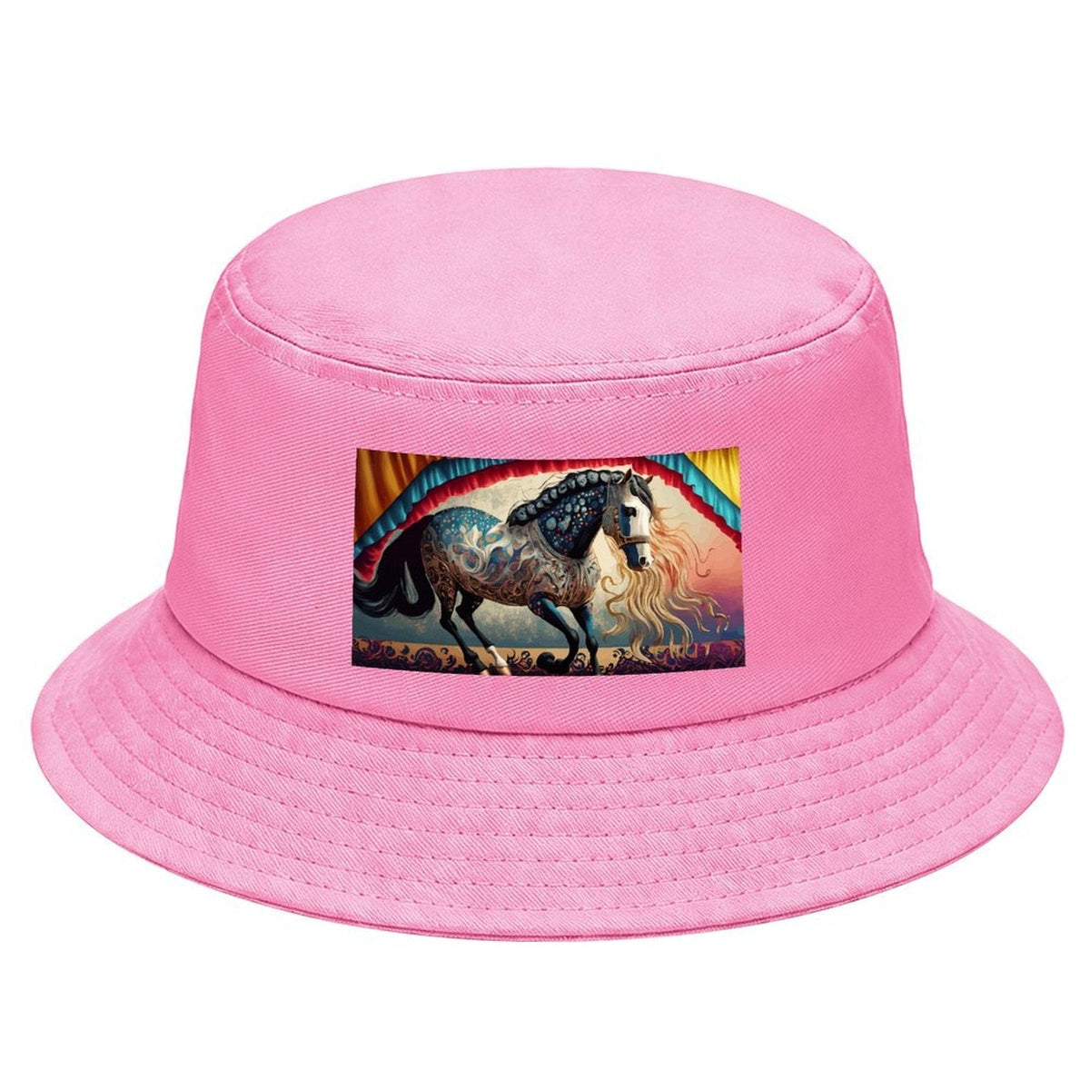 Bejeweled Horse Design Kid's Bucket Hat | Ships from USA