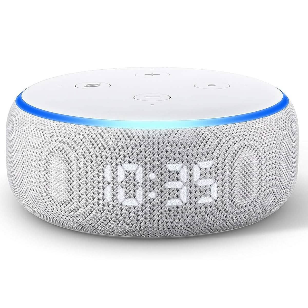 Echo Dot (3rd Gen) - Smart speaker with clock and Alexa  (Refurbished)