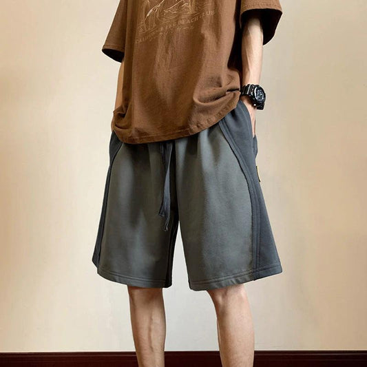 Pantalones Cortos Deportivos Sueltos Retro Americanos de 56 Puntos para Hombre