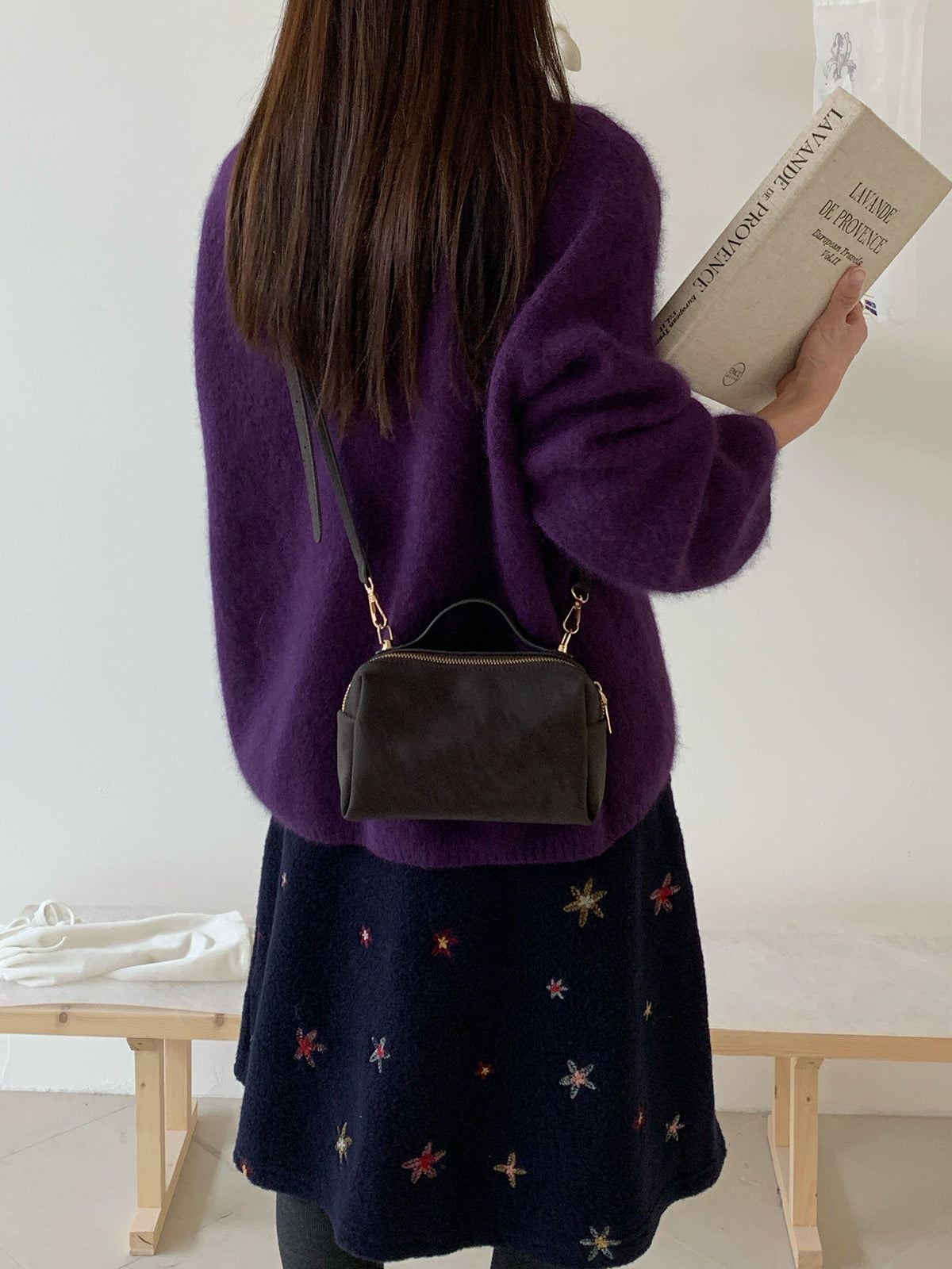Retro Small Square Bag Shoulder Crossbody Bag