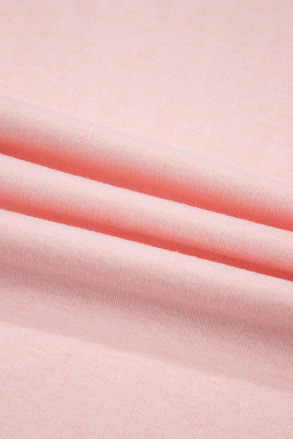 Conjunto de descanso de 3 piezas de top corto, pantalón corto y cárdigan en rosa claro