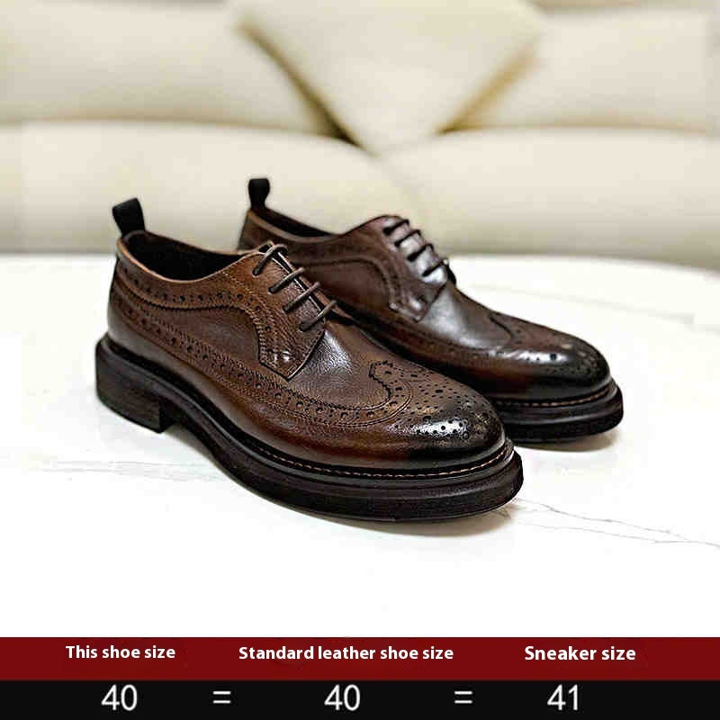 Men's Brogue Leather Shoes