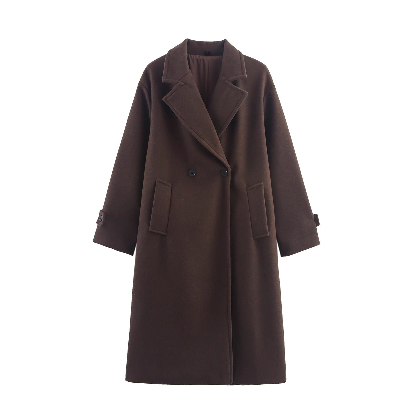 Womens Loose Elegant And Minimalist Long Coat
