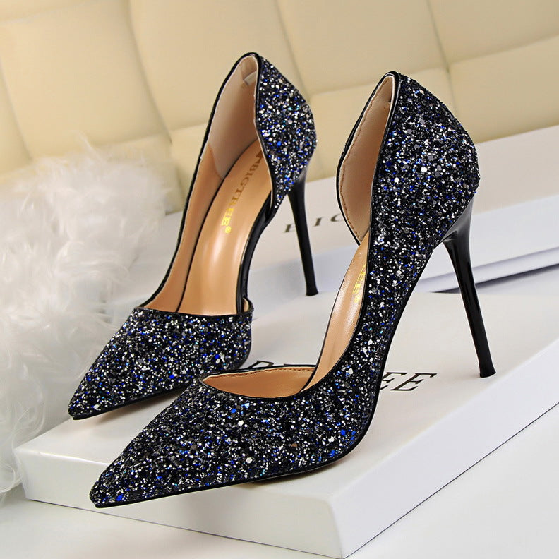 Women's Sequin Stiletto Heels